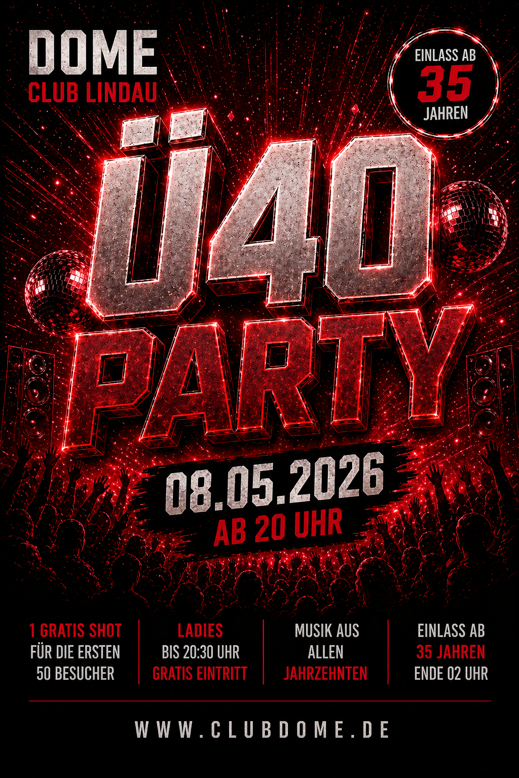 Ü40-Party @DOME CLUB Lindau